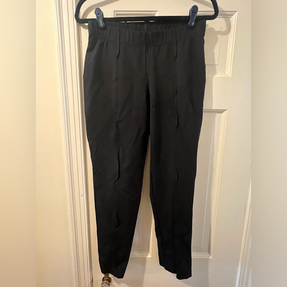 Lilly Pulitzer Black Ponte Travel Pants Stretch L